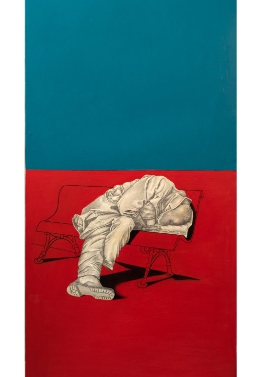 paint.Mendigos en Madrid I